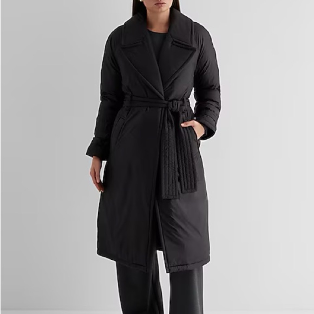 Express Wrap Puffer Coat